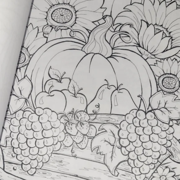 'Hello Autumn' Adult Coloring Book - Picture 3 of 3